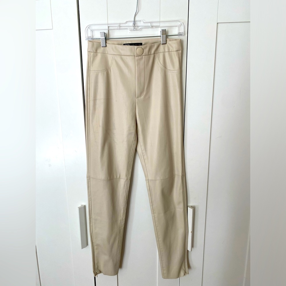 Zara Women’s Faux Leather Pants